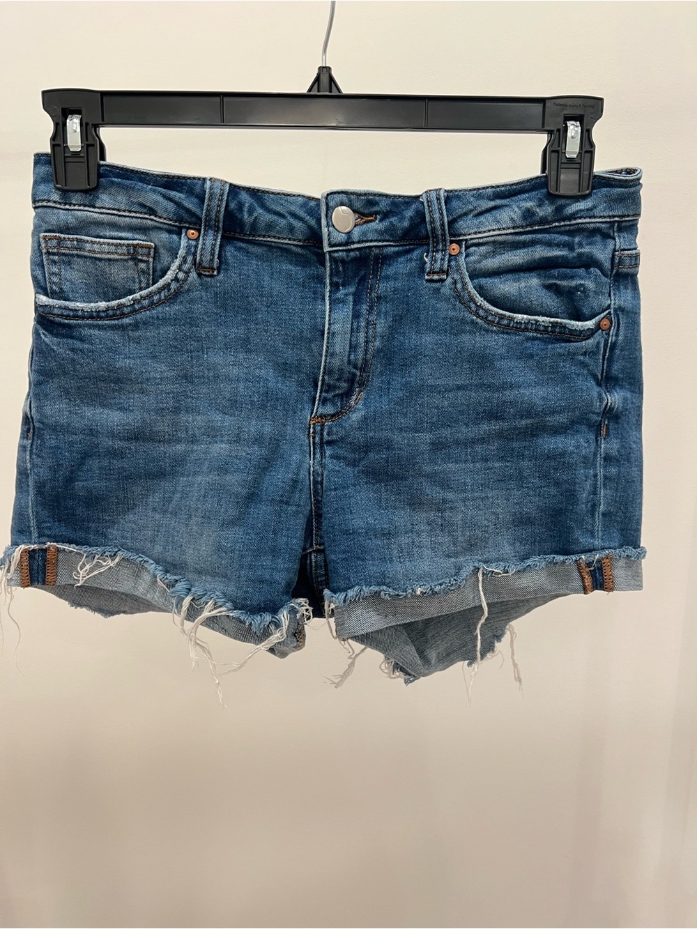 Joe's Jeans Distressed Blue Denim Cutoff Shorts